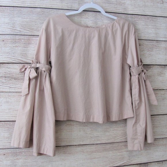 Free People So Obviously Yours Bell Sleeve Top - Picture 10 of 12